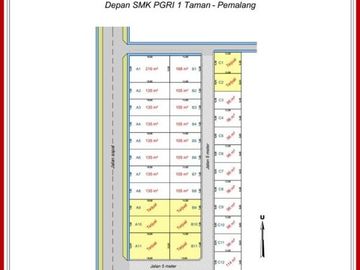Kavling Dekat Alun Alun Pemalang : SHM Per Unit, Cicil 12x