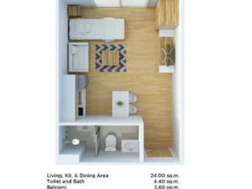 Studio Condo for Sale in Yati, Liloan