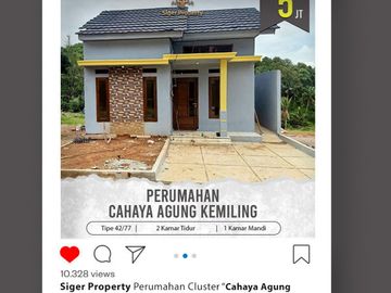 perumahan 2 kamar di Bandar Lampung kemiling