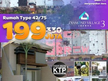 Perumahan di Damarsi Sidoarjo - ONSALE! DIAMOND VILLAGE JUANDA 3, Rumah Cash Harga Murah Miliki Sekarang!