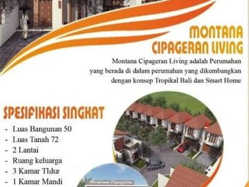 TERBATAS 75Jt SiapHuni Rumah 2LT Pintar di Cipageran Cimahi Ngamprah