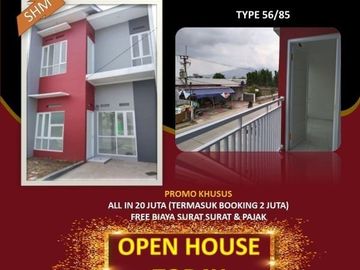 Rumah dua lantai di pinggir jalan cocok buat usaha
