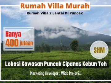PERUMAHAN VILLA MEWAH MURAH 2 LANTAI PUNCAK CIPANAS