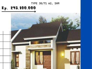 Siap Bangun. Rumah Minimalis Harga Murah Dekat Kota