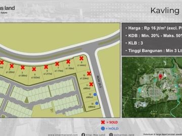 DIJUAL TANAH KAVLING KOMERSIAL DI THE MOZIA BSD CITY