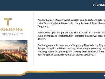 RUMAH 2 LANTAI 7X11 DI LAVON SWAN CITY