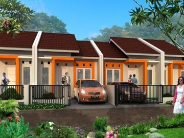 Rumah 1 lantai tanpa dp free all in di jalan raya parung bogor