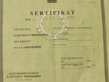 Dijual Cepat Tanah di Kulonprogo Dekat Wisata Durian Menoreh