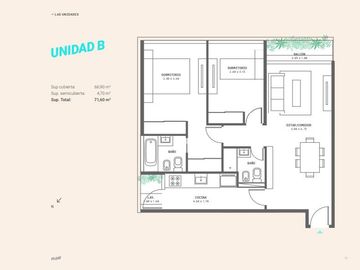 Departamento - 2 dormitorios, 2 baños, c/ Amenities - Florida Belgrano-Oeste