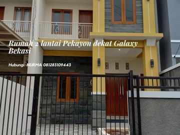 Rumah 2 lantai bata merah dekat ke Galaxy Pekayon Bekasi Selatan