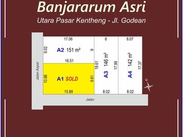 1 Jt-an/m2; Dekat KEK Borobudur Tanah Murah Jogja