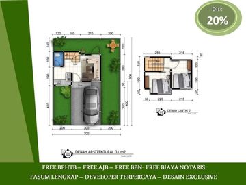 Jual Rumah Malang 2KT Tipe 31/63 View Bukit Katu