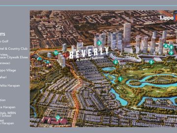 Kavling Beverly Commercial Lokasi Terbaik di Lippo Karawaci