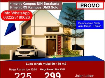 rumah kartasura rumah minimalis kartasura rumah UMS Solo Rumah Solo
