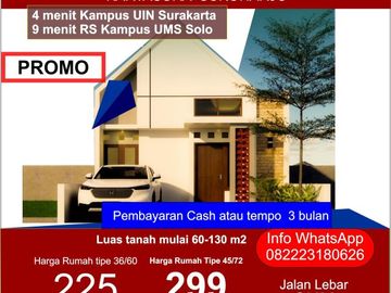 rumah kartasura rumah minimalis kartasura rumah UMS Solo Rumah Solo
