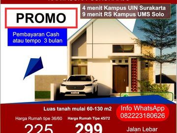 rumah kartasura rumah minimalis kartasura rumah UMS Solo Rumah Solo