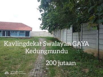 Tanah kavling di Kedung mundu Tembalang strategis, lokasi bagus