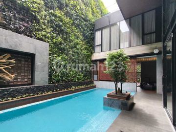 Rumah Mewah Fully Furnish dengan Gaya Tropical Concept di Pik, Hadap Selatan bisa Nego