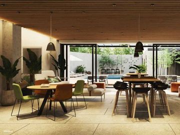 Departamento con alberca, gimnasio, coworking, salon de eventos, pet friendly, p
