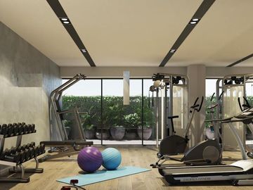 Departamento con alberca, gimnasio, coworking, salon de eventos, pet friendly, p