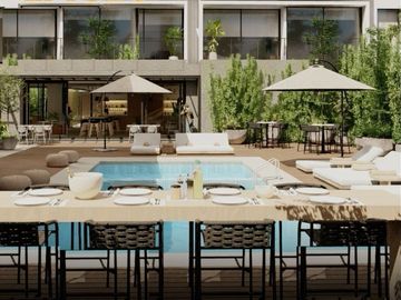 Departamento con alberca, gimnasio, coworking, salon de eventos, pet friendly, p