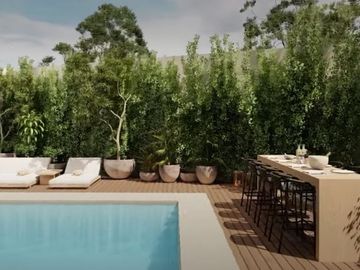 Departamento con alberca, gimnasio, coworking, salon de eventos, pet friendly, p