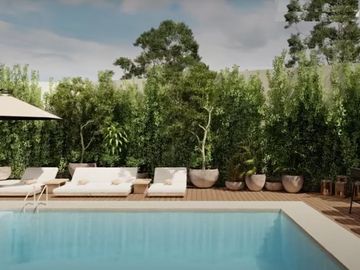 Departamento con alberca, gimnasio, coworking, salon de eventos, pet friendly, p