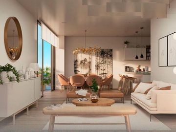 Departamento con alberca, gimnasio, coworking, salon de eventos, pet friendly, p