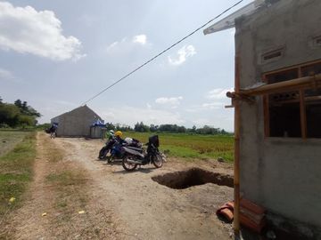 Rumah siap bangun dengan harga 155 juta di Kota Klaten