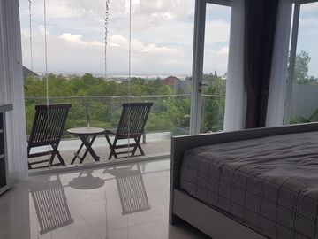 Villa dengan pemandangan laut di Ungasan