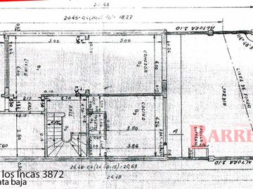 Av. De los Incas al 3800, Casa 280 m2 cubiertos sobre lote 199 m2 Refaccionada, faltan detalles
