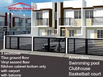 3 Bedrooms House & Lot for Sale in Madison Place Angono Rizal - Harvi Model, pls contact Donald @ 0955561----