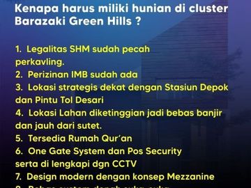 Perumahan Syariah Di Cipayung Depok | BARAZAKI GREEN HILL