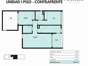 Departamentos 3 Ambientes Emprendimiento en Villa del Parque