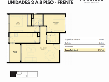 Departamentos 3 Ambientes Emprendimiento en Villa del Parque