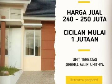 Rumah dengan cicilan mulai dari 1 jutaan di ciseeng bogor