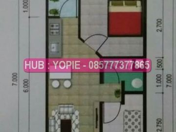 Dijual apartemen bintang 5 harga kaki lima di tangerang