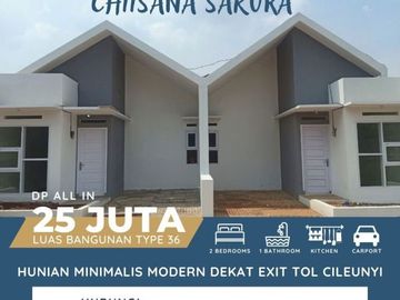 Di jual rumah murah lok strategis dp ringan