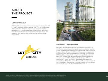 Apartemen Cibubur konsep TOD selangkah ke LRT Harjamukti 400 jt an