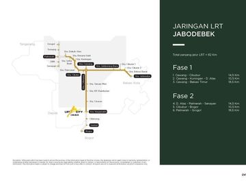 Apartemen Cibubur konsep TOD selangkah ke LRT Harjamukti 400 jt an