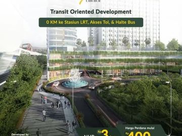 Apartemen Cibubur konsep TOD selangkah ke LRT Harjamukti 400 jt an