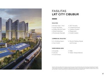 Apartemen Cibubur konsep TOD selangkah ke LRT Harjamukti 400 jt an