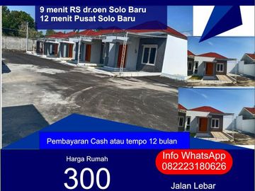 Rumah Solo Baru Rumah Murah Solo baru Rumah Klaster Solo Baru Rumah Baki sukoharjo