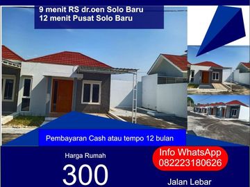Rumah Solo Baru Rumah Murah Solo baru Rumah Klaster Solo Baru Rumah Baki sukoharjo