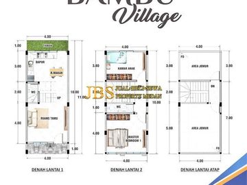 COMING SOON NOVEMBER 2022 BAMBU VILLAGE Jalan Bambu VI - Sutomo Ujung - Karantina