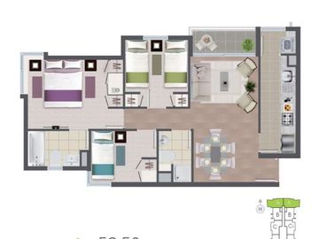 Departamento en Venta en Calle Madrid 1093