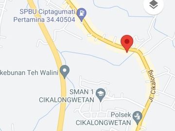 Di jual : 1 Ha Tanah Kebun Strategis Mainroad Cikalong Wetan, Bandung Barat.