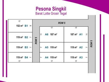 Tanah Pekarangan Utara Yonif 407 Tegal SHM Pecah Unit Ideal Bangun