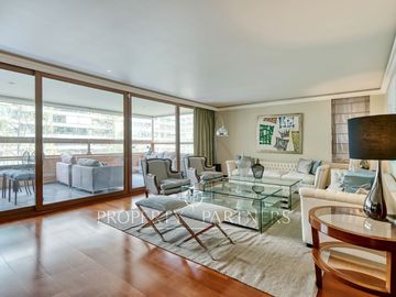 Las Condes, gran y exclusivo departamento.