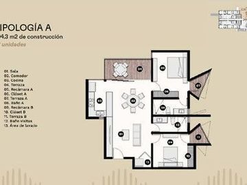 DEPARTAMENTOS EN VENTA EN MERIDA, EN LA PLAYA CON AMENIDADES, UBICADO EN TELCHAC